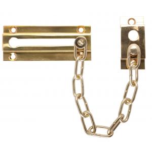 China Solid Brass  Security Door Locks , Commercial Door Locks Chain Guard supplier