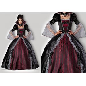 China Vampires Of Versailles 1083 Womens Halloween Costumes , Gray Red Scary Halloween Costumes supplier