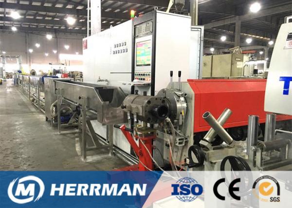 High Efficiency Cable Extrusion Line Power Cable Sheathing Machine 120mpm Max