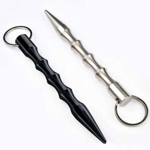 Aluminum Self Defence Key Chain Anti Wolf Ladies'S Aviation Rings 5.5inch