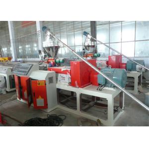 China Double Conical Screw PVC Foam Board Machine , Plastic Trash Box Foamed Board Machine supplier