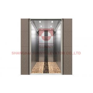 SUS304  MR MRL 8 Passenger Home Lift Elevators Center Opening Door