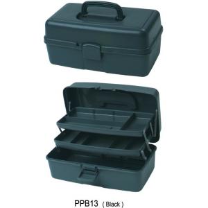 Two Foldup Trays Large Art Storage Containers Plastic Box 32 X 20 X 16cm