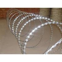 China Bto 22 Cbt 60 Galvanized Flat Wrap Razor Wire For Walls And Existing Fences on sale