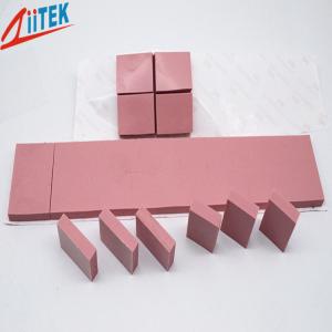 China UL Recognized 45 Shore 00 Thermal Conductive Pad  Pink Silicone Sheet 2.5W/mK For High Speed Mass Storage Drives supplier
