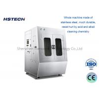 China High Precision SMT Stencil Cleaning Machine with 3 Level Filter System and Emergency Stop Button on sale