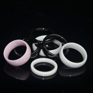 Jewelry Ceramic Black Zirconia Ring Diamond Cutting Ceramic Ring