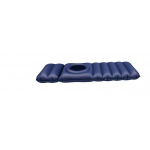 China PVC Maternity Beach Air Filled Sleeping Bag Inflatable Outdoor Furniture Dark Blue 182X63Cm supplier