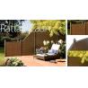 Outdoor Rattan Furniture , Garden / Beach KD Wicker Screen Fence