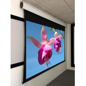 China Tensioned 3d Movie Theater Projection Screen , Widescreen Roll Up Projection Screen supplier