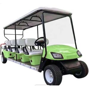 Green Color All Terrain Off Road Golf Cart Electric Lightweight Golf Buggy 10 Person