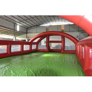 Outdoor Inflatable Soccer Field , Inflatable Soap Soccer Field for Sport Game