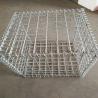 China Square / Oblong Hole Galvanized Gabion Box , Welded Gabion Wall Cages 1 X 1 X 1 M wholesale