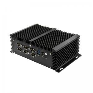 China Intel Core I7-4500U Fanless Embedded Computer 8GB RAM 64GB SSD Mini Desktop PC supplier