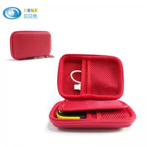 China RED Popular Moblie Hard Drive Storage Case , Eva Carrying Case 15.5*10*4cm supplier