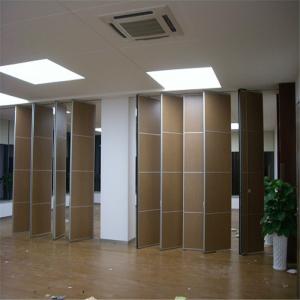 China Fabric Surface Mobile Door Sliding Folding Soundproofing Partition Walls For Banquet Hall supplier