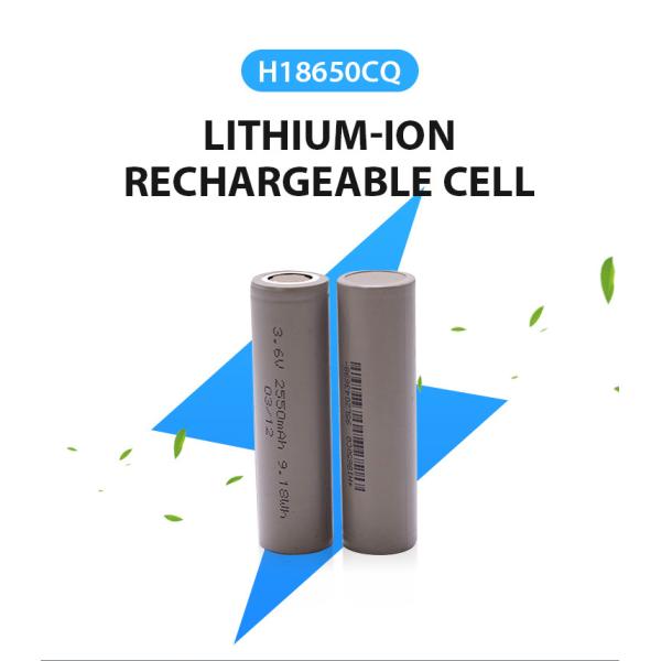 バック 充電可能 18650 3.6v 2550mAh 2600mah リチウムイオン 消費電子機器用大量電池