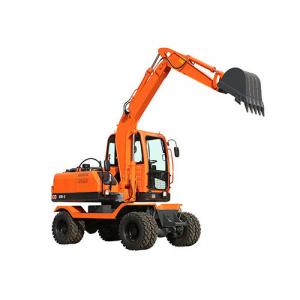 6 Ton Small Wheel Excavator With Gear Pump 0.25m3 Bucket XY65W-8