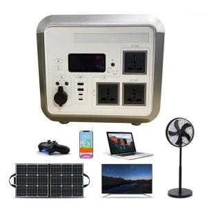 LiFePO4 Solar Energy Storage Battery System , 1200w Power Station for Outdoor Camping