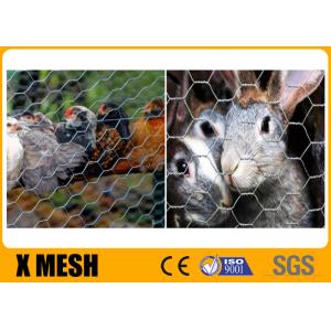China 20 Ga rabbit chicken wire mesh Hexagonal Poultry Netting 3/4 acid proof supplier