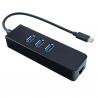 LED indicator High Speed Usb 3.1 Type C To Usb 3.0 Hub