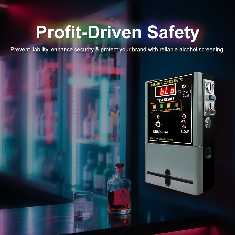 China In Stock Coin-Operated Breathalyzer Gas Analyzers OEM and ODM Alcohol Detector for Bar and Public Places wholesale