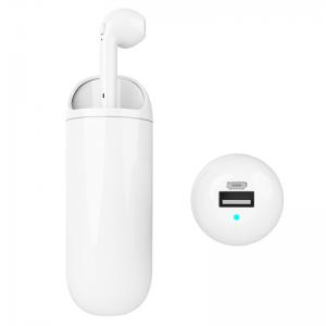 Support intelligent active noise reduction mini mono wireless earphone bluetooth earbud with charger box power bank