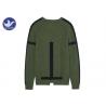China Reglan Long Sleeves Men's Knit Pullover Sweater Back Slit Special Stripe Soft wholesale