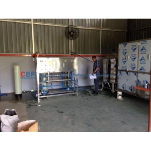 China Clean Crystal Ice Cube Machine With Water Filter / R507 R404a Refrigerant supplier