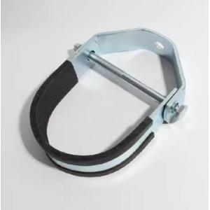 China Q235 Electro Galvanized TPE Cushioned Pipe Metal Conduit Clamps SS316 Stainless Steel supplier