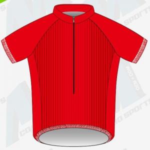 140gsm Short Sleeve Cycling Jersey , Sublimation Team Cycling Jerseys