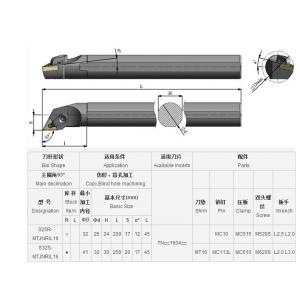 China Stainless Steel CNC Lathe Solid Carbide Boring Bar E05H-SWUBR06 supplier