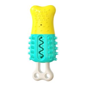 New Design Product Summer Cooling Popsicle-shaped Dog Toothbrush Cooling Molar Stick Dog Pet Chew Toy