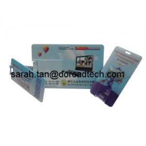China Business Card USB Flash Disk Made by ABS, Colorful Printing supplier