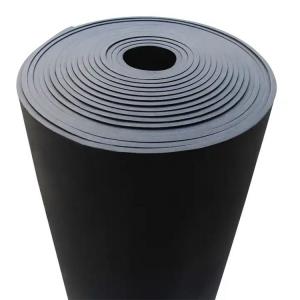 China Soundproofing B2-Grade NBR Black Rubber Foam Insulation Sheet Roll for horse stable and bed supplier