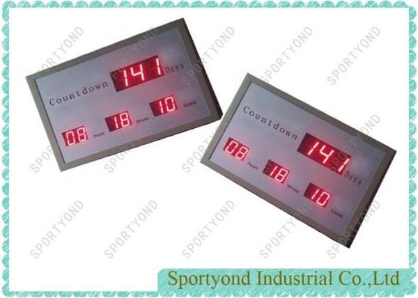 LED Digital Days Display with Electronic Countdown Timer and red light