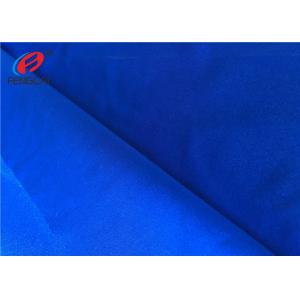 Plain Dyed Knitted Polyester Spandex Fabric , Stretch Dress Material For Bikini