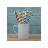 China Healthy Colored Paper Straws , Party City Paper Straws Beautiful Appearance wholesale