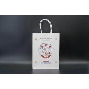 China OEM Kraft Paper Shopping Bags biodegradable Paper Kraft Bags With Handles supplier