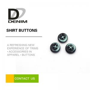 China 48L & 60L Resin Coloured Shirt Buttons 4 Holes Good Wear Resistance supplier
