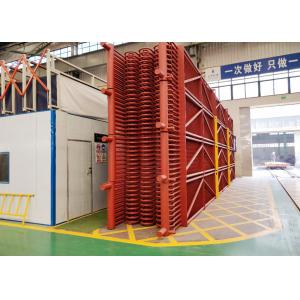 Corrosion Boiler Economizer With Pipe Clamps , Carbon Steel Economizer In Boiler