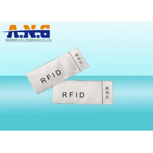 China RFID UHF Tamper Proof Hang Tag Paper Aluminum 860-960MHZ 90x25mm 45x45mm supplier