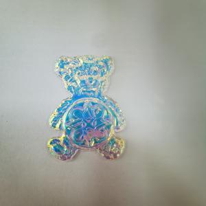 Magic Color TPU Custom Clothing Patches Bear Shape Washable Sustainable