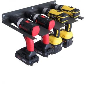 China Wall Mount Drill Holder Holds 4 Drills, Electric Drill Tool Rack, Heavy Duty Utility Racks supplier