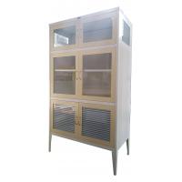 China Steel Kitchen Cupboard With Aluminium Alloy Pull Handle on sale