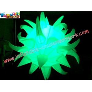 LED RGB Color Changing Inflatable Lighting Decoration Star With Remote Control