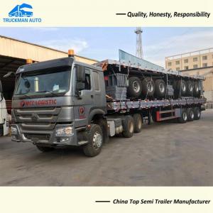 China Q345 Material 2x20FT Container Semi Trailer For Logistics Company supplier