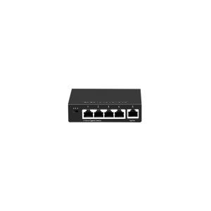 China 5-Port Full Gigabit VLAN Network Ethernet Switch 10Gbps Capacity POE SNMP QoS Functions 3-Year Managed Adapter CCTV System Stock wholesale