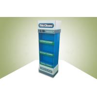 China Double Face Show Three Shelf POS Cardboard Displays Sell Cleaning Products on sale