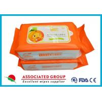 China Biodegradable Wet Baby Wipes For Sensitive Skin / Unscented Baby Wipes on sale